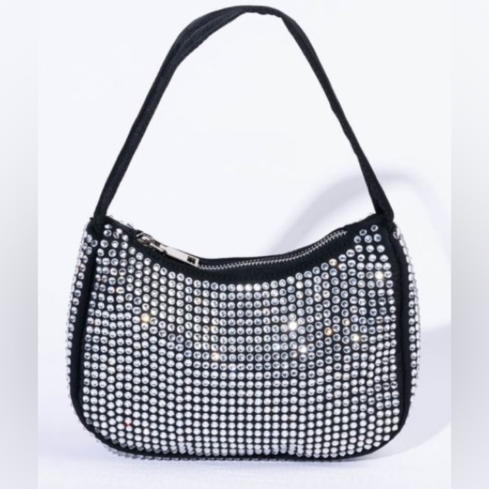 NWT Akira Le Freak Rhinestone Bag
